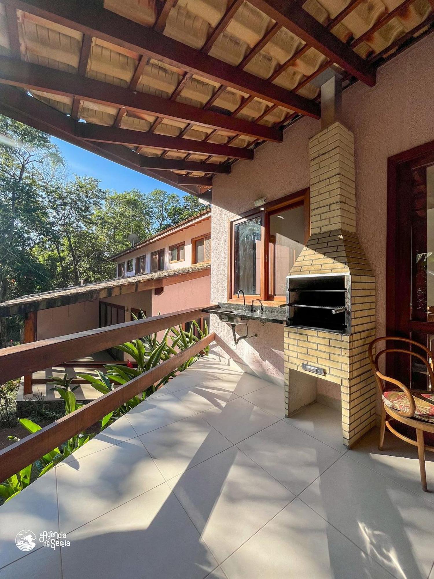 Linda Casa Com Varanda Gourmet Em Condominio Илябела Екстериор снимка
