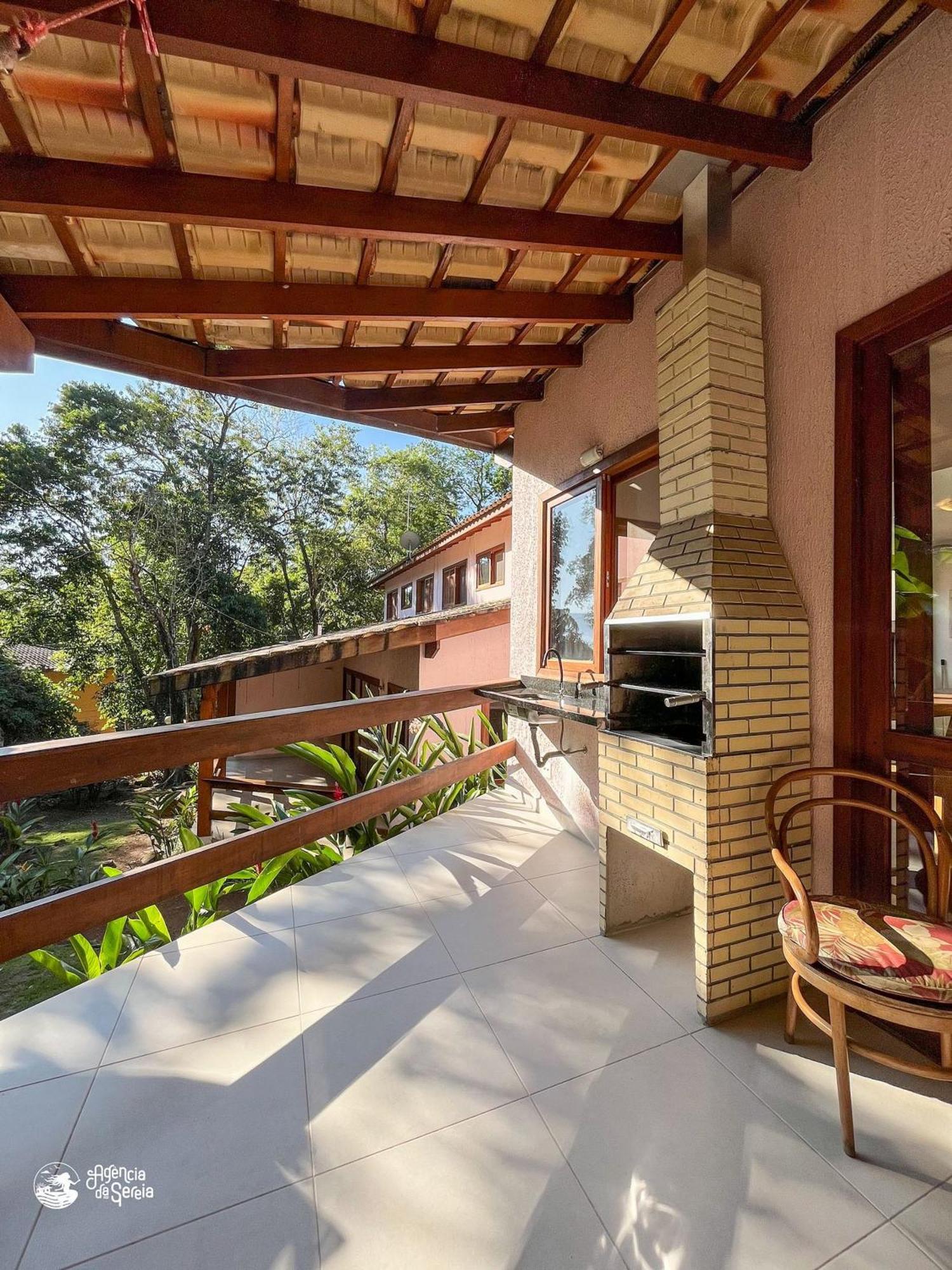Linda Casa Com Varanda Gourmet Em Condominio Илябела Екстериор снимка